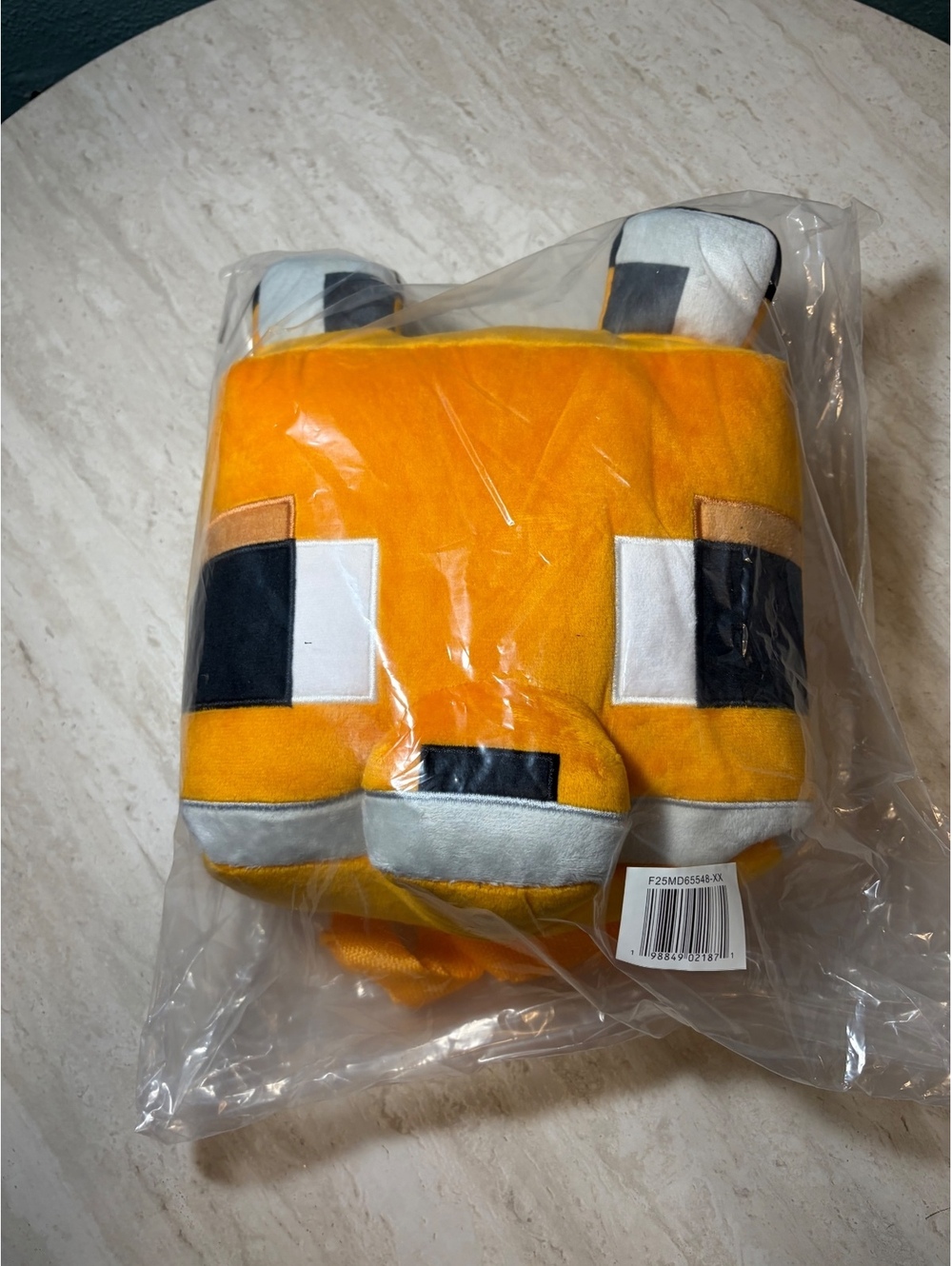Minecraft Orange Fox Plush Kids Backpack